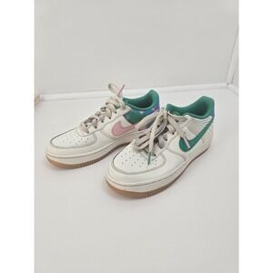 Nike Air Force 1 LV8 GS SZ 5Y Womens SZ 6.5 Sail Pink Blue Green (FJ7540-100)
